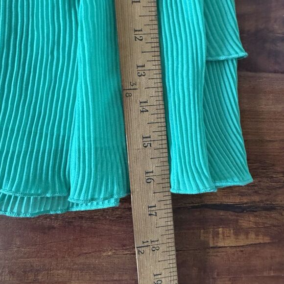 NOBO Jr Womens Tiered Tank Top XL 15-17 Green Bra Boho Y2K Fairycore Boho Retro - Picture 13 of 14